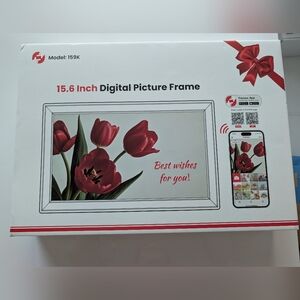 15.6 Inch Digital Picture Frame - White -
